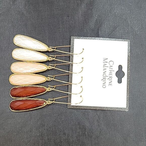 BRAND NEW  CATHERINE MALANDRINO DANGLING DROP WOMEN"S EARRINGS - Picture 8 of 12